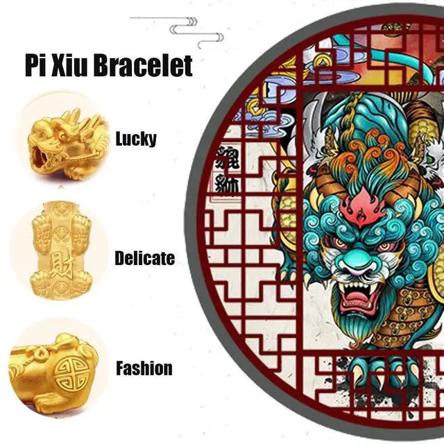 Alt view image 3 of 7 - Feng Shui Wealth and Luck Bracelet for Men and Women: 3Pcs Set with Pixiu and Black Obsidian, Brings Prosperity, Offers Protection, Attracts Good Fortune and Repels Evil Spirits