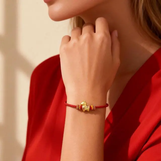 Alt view image 2 of 6 - Good Luck Red String Bracelet for Women Protection Bracelet Horse Charm Feng Shui Lucky Bracelet Adjustable Rope Jewelry Chinese Style Fashion Outfit Accessories