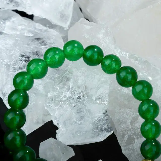 Alt view image 5 of 7 - Fengshui Porsperity Jade Bracelet Lucky Charm Feng Shui Black Obsidian Wealth Bracelet Gift for Men Women with Gold Plated Pi Xiu Pi Yao Attract Wealth Good Luck(Green)