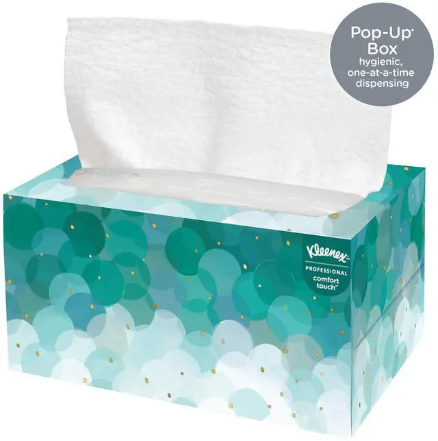 Alt view image 3 of 6 - 11268 Kleenex Hand Towels Premium Ultra Soft, Pop-Up Box, White (1 Individual Box of 70 Sheets)