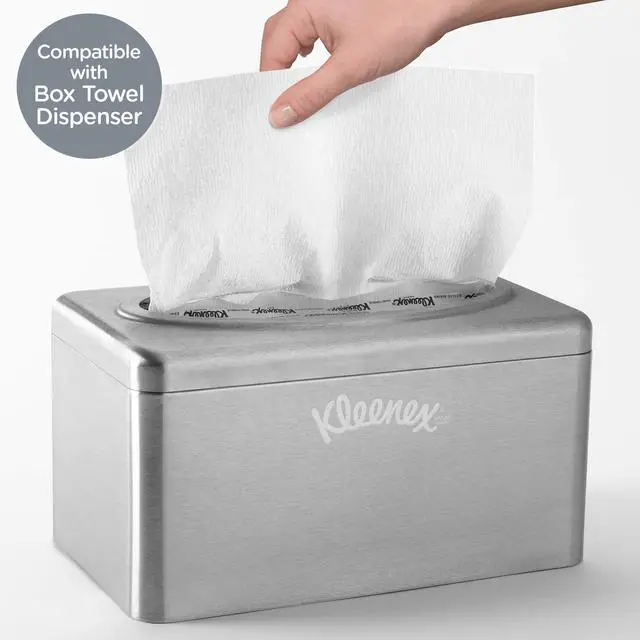 Alt view image 6 of 6 - 11268 Kleenex Hand Towels Premium Ultra Soft, Pop-Up Box, White (1 Individual Box of 70 Sheets)