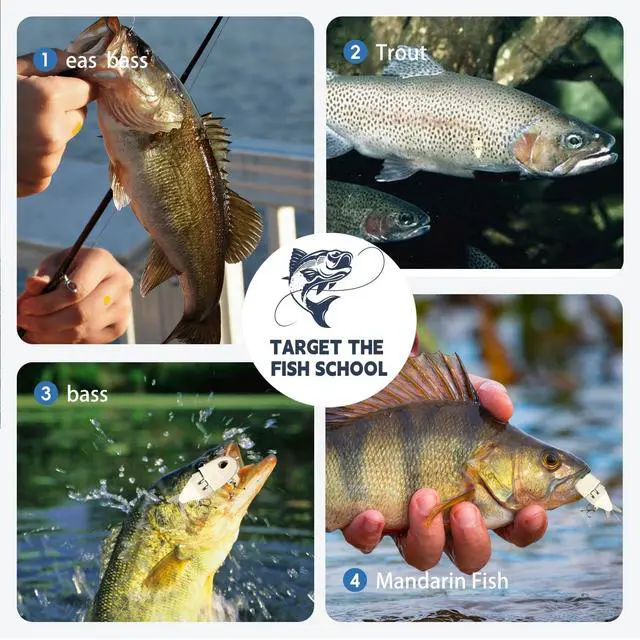Alt view image 4 of 6 - 2PCS Mini Glide Bait for Bass Fishing,Fishing Lure,Freshwater Saltwater Multi Jointed Swimbait Wobbler,Glide Baits for Bass Amazing Fishing Gear Gifts for Family (White)