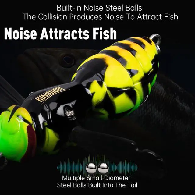 Alt view image 7 of 7 - Wasp Crawl Lure Insect Bionic Floating Fishing Lures Swimbaits Hard Artificial Baits Lure for Bass, Carp, Pike, Lifelike Skin Pattern Walleye Fishing Carbon Steel Three Book Hook #01 40mm 4.2g