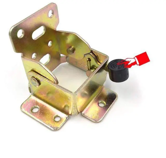 Alt view image 4 of 7 - 2pieces of 90 Degrees self-Locking Table Legs, Supporting Folding Furniture Foot Accessories, Suitable for Modern Sofas, beds, Coffee Tables, cabinets.