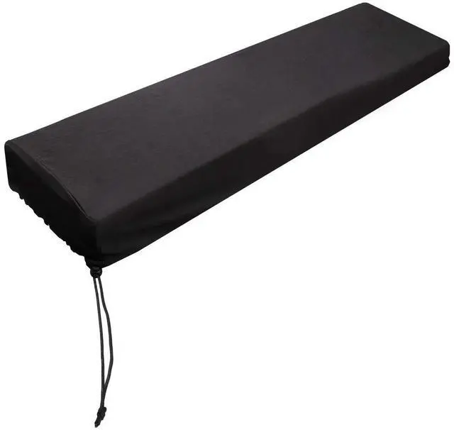 Main image of Piano Keyboard Dust Cover For 61/76/88 Keys | Electric/Digital Piano Stretchable Protective Keyboard Cover, Elastic Cord Locking Clasp, Machine Washable (61-76 Keys)