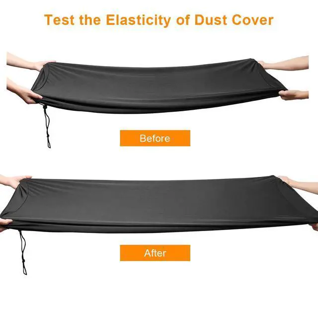 Alt view image 5 of 7 - Piano Keyboard Dust Cover For 61/76/88 Keys | Electric/Digital Piano Stretchable Protective Keyboard Cover, Elastic Cord Locking Clasp, Machine Washable (61-76 Keys)