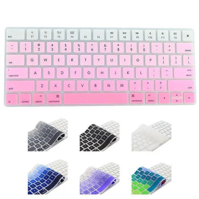 Alt view image 3 of 7 - Silicone Soft Protector Covers for Apple Magic Keyboard (MLA22LL/A) with US Layout and MAC Magic Mouse