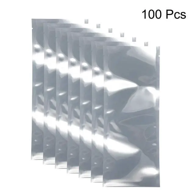 Alt view image 2 of 5 - Antistatic Shield Shielding Bag, Flat Open Top Anti Static Bag for Electronic Devices, 4x10 inch(100x250mm), 100 PCS