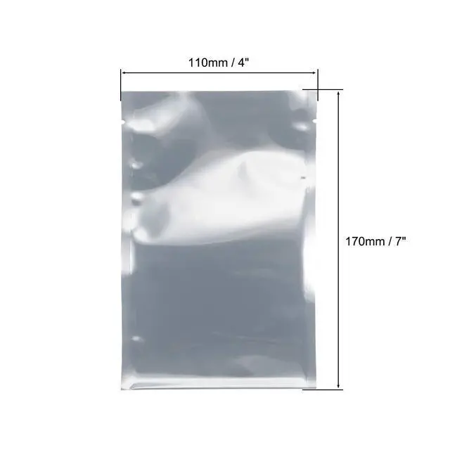 Alt view image 3 of 4 - Antistatic Shield Shielding Bag, Flat Open Top Anti Static Bag for Electronic Devices, 4x7 inch(110x170mm), 100 PCS