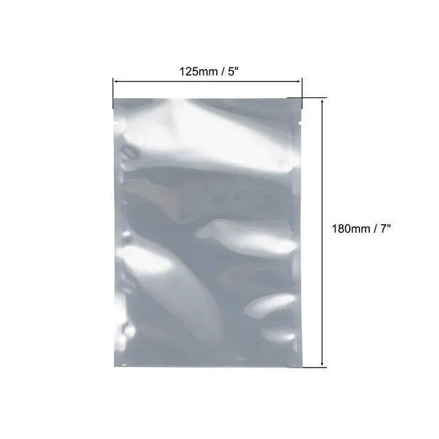 Alt view image 3 of 5 - Antistatic Shield Shielding Bag, Flat Open Top Anti Static Bag for Electronic Devices, 5x7 inch(125x180mm), 100 PCS