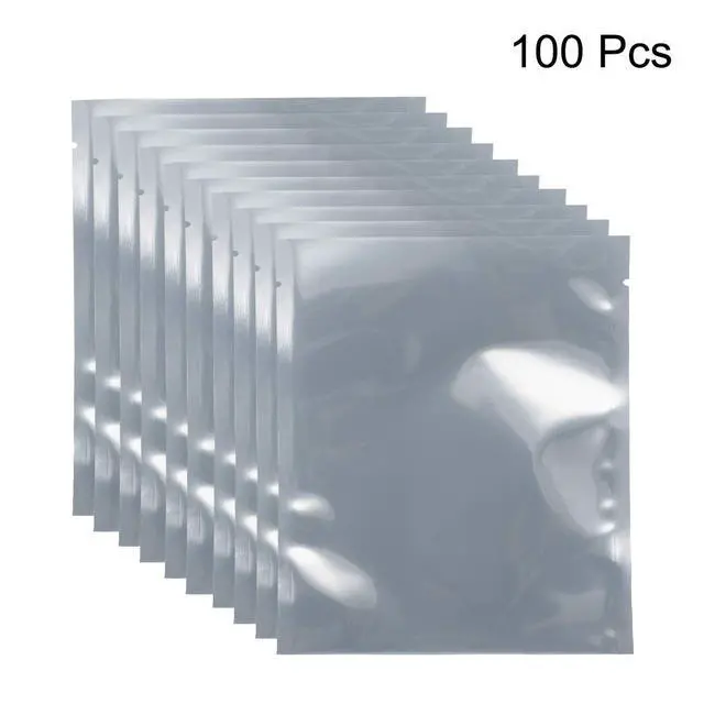 Alt view image 2 of 5 - Antistatic Shield Shielding Bag, Flat Open Top Anti Static Bag for Electronic Devices, 5x6 inch(120x140mm), 100 PCS