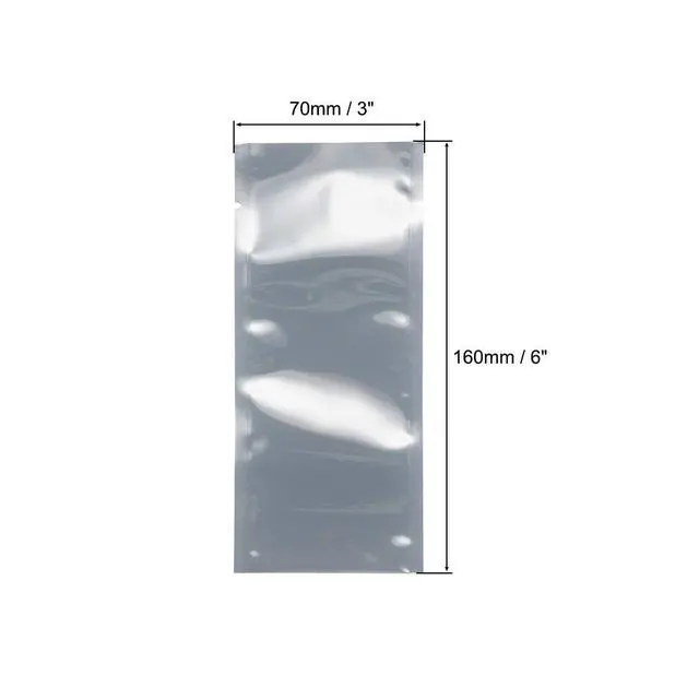 Alt view image 3 of 5 - Antistatic Shield Shielding Bag, Flat Open Top Anti Static Bag for Electronic Devices, 3x6 inch(70x160mm), 100 PCS