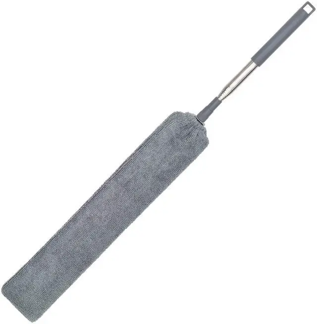 Main image of Upgraded Under Appliance Cleaning Gadgets, Microfiber Gap Duster, Skinny Flat Duster with Extendable Pole 26-55 Inches, Suitable for Underneath Cleaning of Furniture, Fridges, Couch, Stove, Bed
