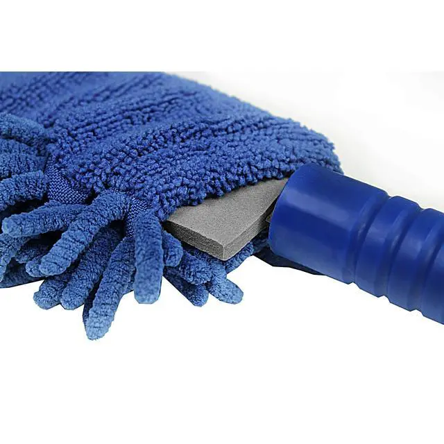 Alt view image 4 of 7 - Handheld Reusable Microfiber Flex Duster with Adjustable Telescopic Reach Pole Bendable, Lightweight, Dust Cleaner for Blinds, Shutters, Radiators, Electronics, Glass, Hard-to-Reach Areas