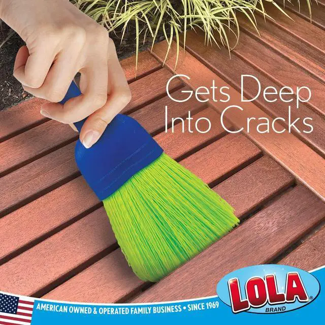 Alt view image 5 of 7 - Whisk Broom, Hand Brush, 2 Pack, Durable Bristles, Whisks Away Dirt & Debris, Compact, Hang Hole for Easy Storage, Indoor/Outdoor