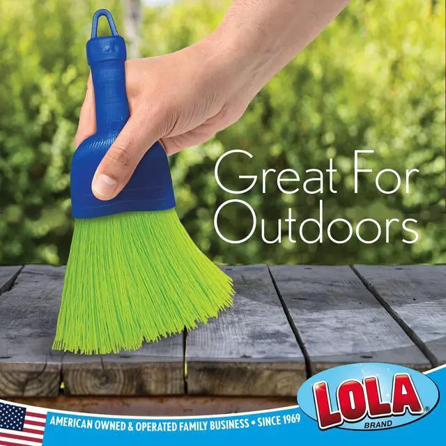 Alt view image 4 of 7 - Whisk Broom, Hand Brush, 2 Pack, Durable Bristles, Whisks Away Dirt & Debris, Compact, Hang Hole for Easy Storage, Indoor/Outdoor
