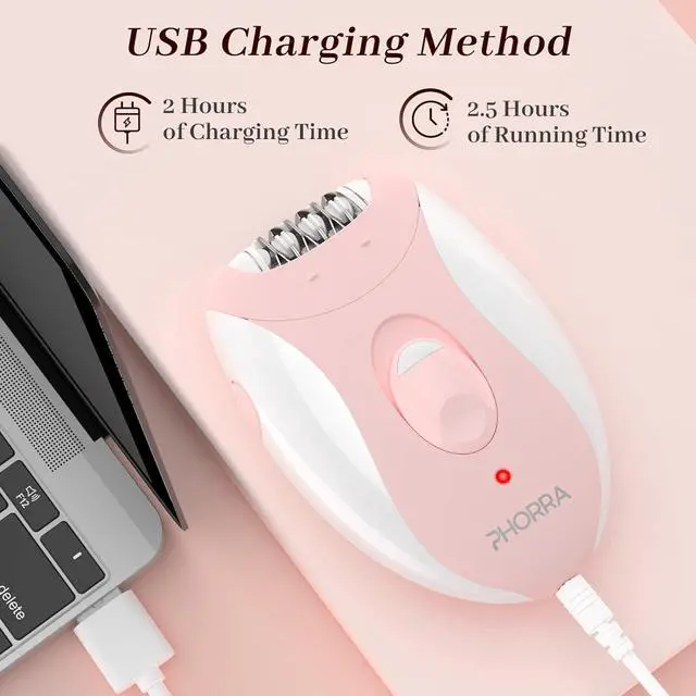 Alt view image 5 of 6 - Epilator for Women, Smooth Glide Epilator for Women Face with 2 Speeds, Glabrouse Skin Epilator Face Trimmer Device, Facial Hair Removal for Face Legs Arms Armpit Bikini