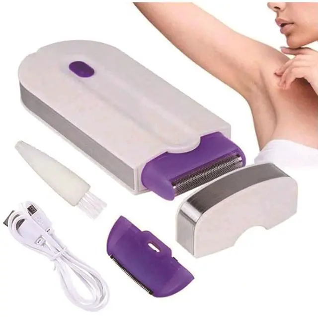 Main image of Women Laser Rechargeable Epilator Remover Smooth Touch Hair Removal Instant Pain Free Razor Sensor- Light Technology Hair Remove (Color : White Medium Packing Box-A)