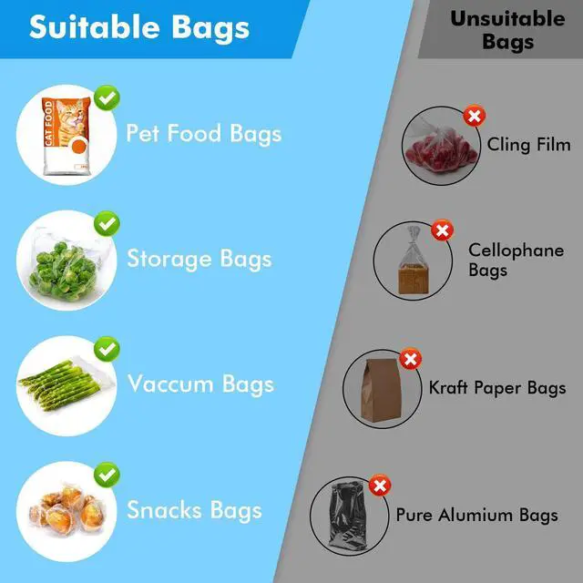 Alt view image 3 of 7 - Mini Bag Sealer -2 in 1 Mini Bag sealer with Cutter and Magnet,Chip Bag Sealer,Portable Bag Resealer Handheld for Plastic Bags Food Storage Snacks Freshness