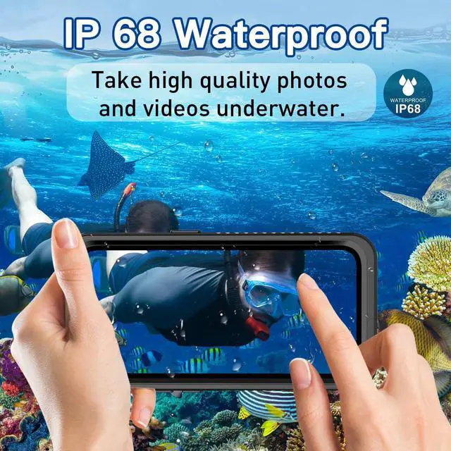 Alt view image 4 of 7 - Waterproof Case for iPhone 15 Pro Max(6.7") Snowproof,Dustproof and Shockproof, IP68 Certified Full Body Protection Fully Sealed Underwater Cover for iPhone 15 Pro Max 6.7"_3