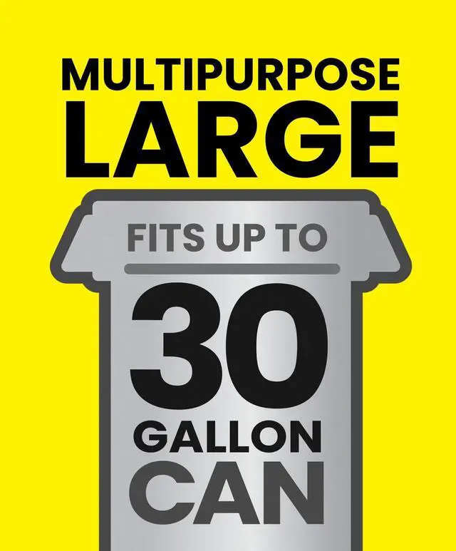Alt view image 6 of 7 - ForceFlex Heavy Duty Large Trash Bags, Hold 80+ lb, 30 Gal, 25 Ct (Package May Vary)