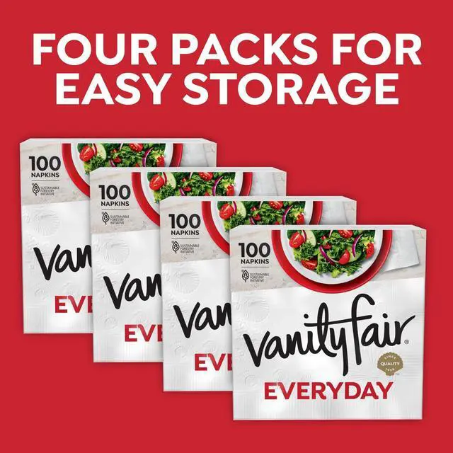 Alt view image 3 of 7 - Everyday Paper Napkins, 400 Count, Disposable Napkins Made Soft And Smooth For Everyday Meals
