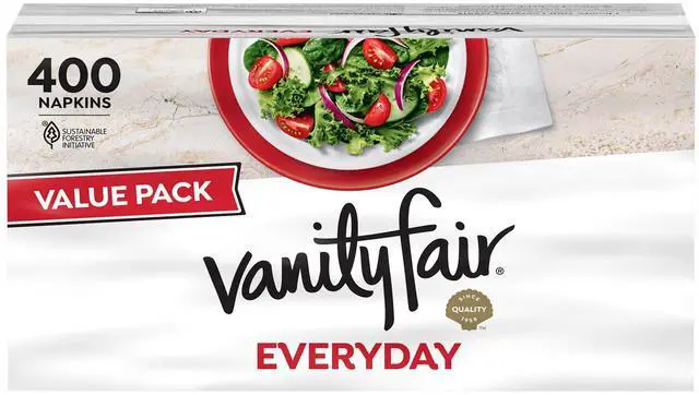 Main image of Everyday Paper Napkins, 400 Count, Disposable Napkins Made Soft And Smooth For Everyday Meals