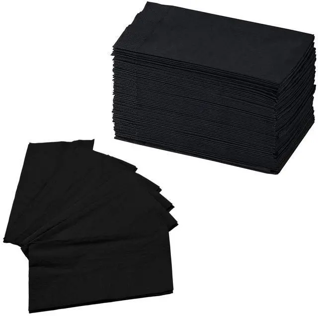 Main image of 2 Ply Black Dinner Napkin Pack of 125
