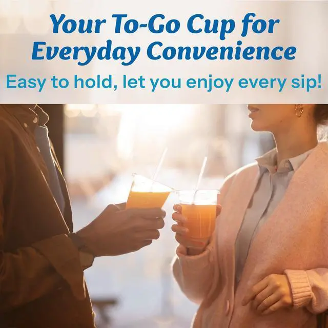 Alt view image 4 of 6 - 25 Pack 12 oz Clear Plastic Cups with Lids and Straws, Leak-Proof Iced Coffee Cups BPA-Free Disposable To-Go Cups for Iced Coffee, Smoothies, Juice, Kids, Daily Use & Small Gatherings