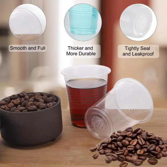 Alt view image 2 of 6 - Clear Plastic Party Cups - 100 Pack, 8 Oz Each