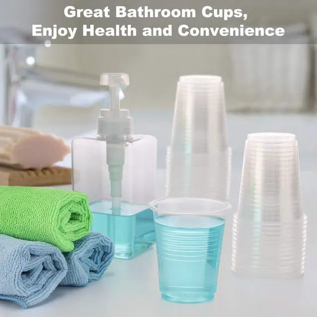 Alt view image 4 of 6 - Clear Plastic Party Cups - 100 Pack, 8 Oz Each