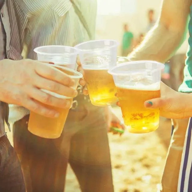 Alt view image 6 of 7 - 100 Pack 8 Oz Plastic Cups, Clear Plastic Cups 8 Oz, Durable Party Cups for Home Office Outdoor