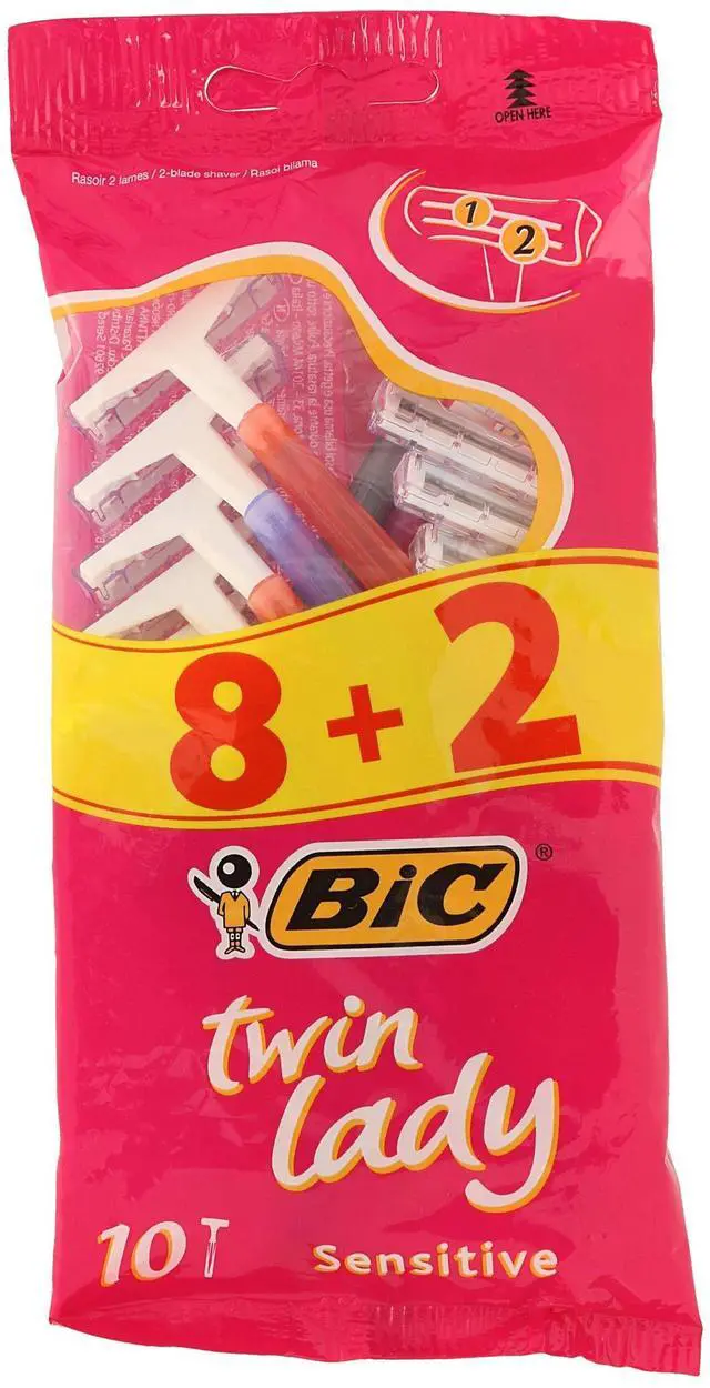 Main image of Twin Lady Ladies Plastic Shaver pack of 10