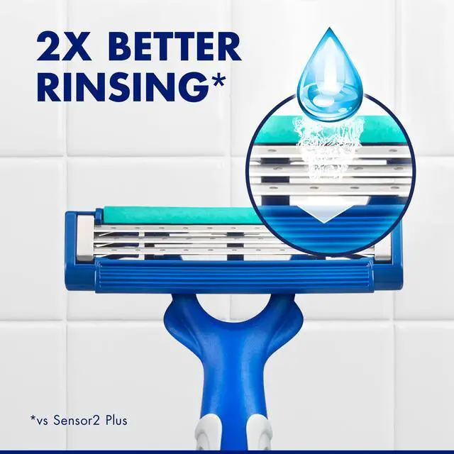 Alt view image 7 of 7 - Sensor3 Simple Mens Disposable Razors, 12 Count