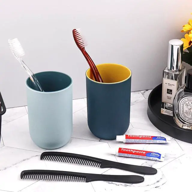 Alt view image 4 of 7 - 30 pcs Disposable Toothbrushes with Toothpaste and Comb Individually Wrapped,10g Travel Toothpaste,7inch Black Hair Comb, Toothbrush for Hotel,AirBnb,Shelter,Homeless