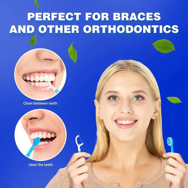 Alt view image 4 of 6 - 5 in 1 Mini Brushes-Disposable Toothbrushes with Toothpaste + Floss + Pick + Tongue Scraper | Travel Size | Individually Wrapped | Soft | Mint | Travel Set (Mix, 26 pcs)