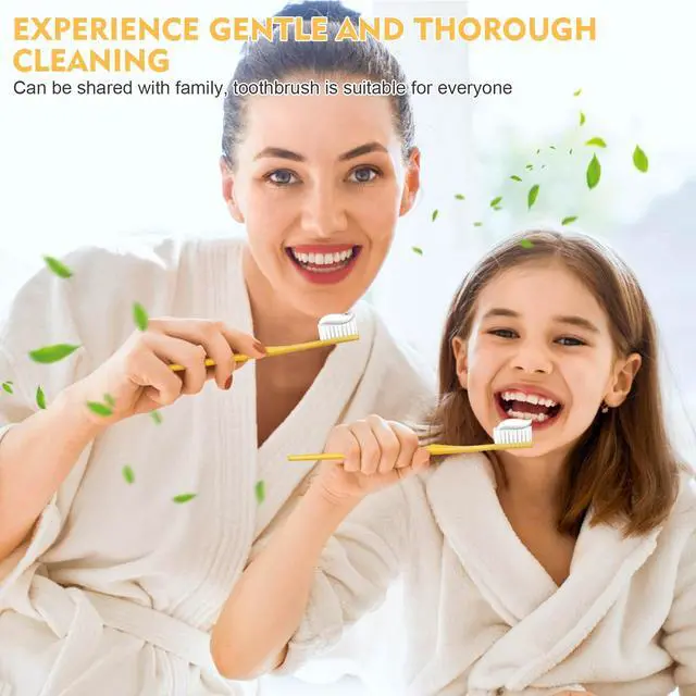 Alt view image 6 of 7 - 30 Pack Disposable Toothbrushes Bulk with Toothpaste and Comb Travel Size Toothpaste Set Homeless Care Package Supplies for Bulk Individually Wrapped Disposable Travel Hotel Charity, Yellow