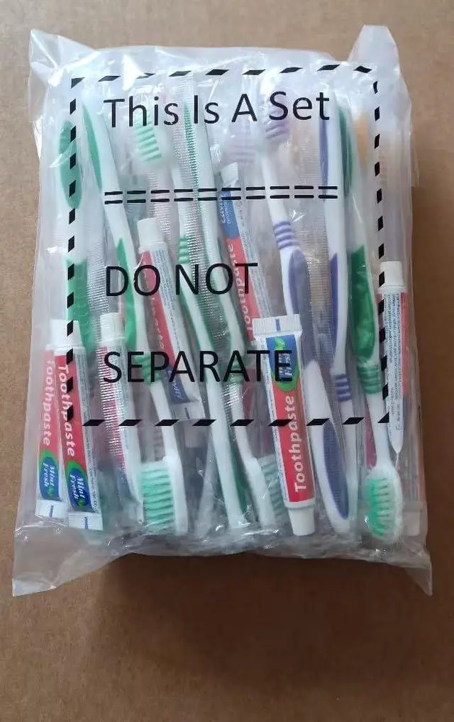 Alt view image 3 of 7 - 25 Pack Disposable Toothbrushes with Toothpaste Individually Wrapped, 10g Travel Toothpaste Single Use Manual Toothbrush Kit for Adults Guests Travel Hotel Nursing (25 pcs,5 Colors)