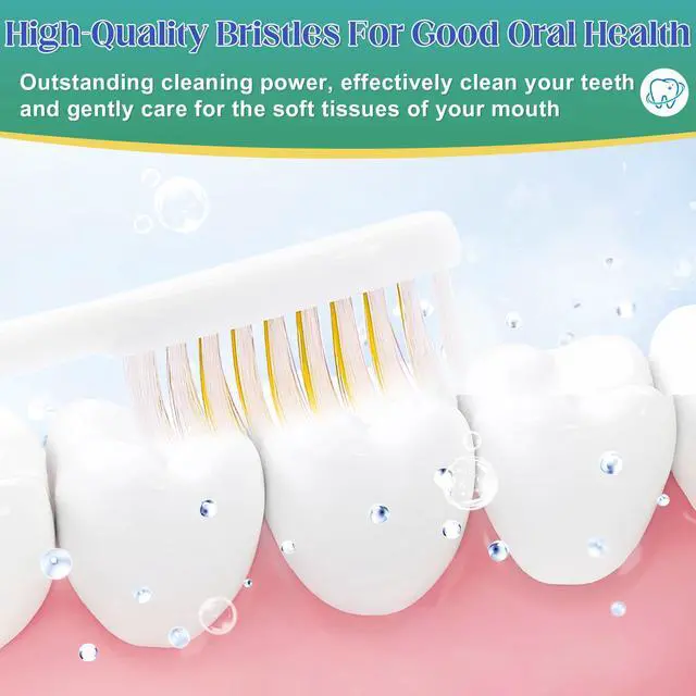 Alt view image 4 of 7 - 60 Pcs Toothbrush Bulk Disposable, Travel Toothbrushes Pack, Soft Bristle Individually Wrapped and Good Cleaning for Kids, Adult and The Elderly. Suitable for Hotel, Travel, Home, Donated
