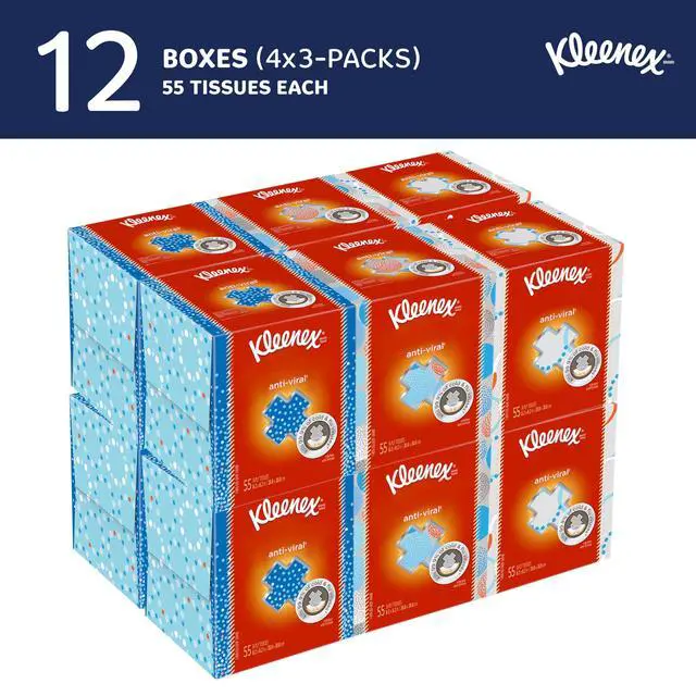 Alt view image 2 of 7 - Professional Anti-Viral Facial Tissue, Bulk (21286), 3-Ply, White, Upright Cube Boxed Format, Designed for Business (55 Tissues/Box, 3 Boxes)