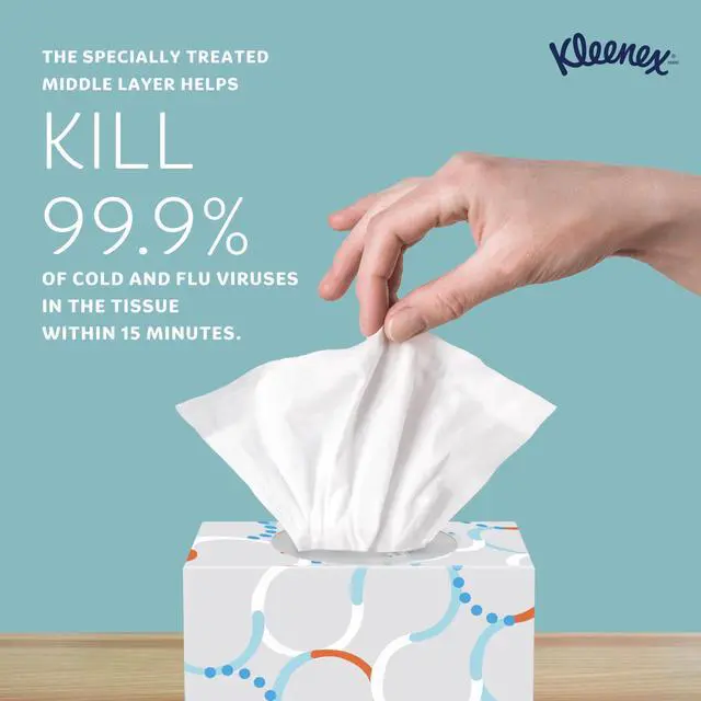 Alt view image 4 of 7 - Professional Anti-Viral Facial Tissue, Bulk (21286), 3-Ply, White, Upright Cube Boxed Format, Designed for Business (55 Tissues/Box, 3 Boxes)