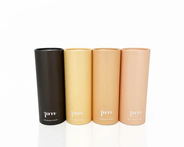Alt view image 2 of 6 - Bamboo Car Cylinder Tissues, 3-Ply, Unbleached, PFAS Free, Refillable, 4 Pack (200 Sheets Total), FSC-Certified, Car Tissue Holder with Facial Tissues, Tree-Free, Eco-Friendly, Sustainable