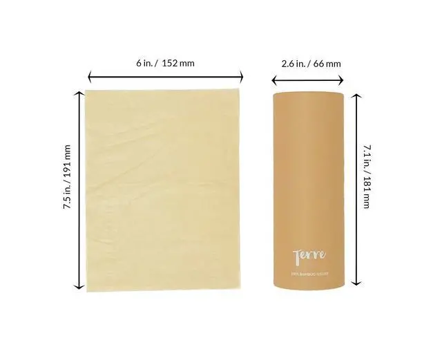 Alt view image 6 of 6 - Bamboo Car Cylinder Tissues, 3-Ply, Unbleached, PFAS Free, Refillable, 4 Pack (200 Sheets Total), FSC-Certified, Car Tissue Holder with Facial Tissues, Tree-Free, Eco-Friendly, Sustainable