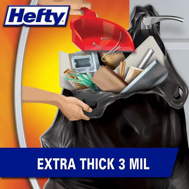 Alt view image 3 of 5 - Load & Carry Heavy Duty Contractor Large Trash Bags, 42 Gallon, 26 Count