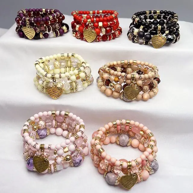 Alt view image 6 of 7 - 2.0mm Elastic Cord for Jewelry Making, Mixed Stretch Bracelet String for Stone Beads, Glass Beads & Chunky Bracelets, Hair Ties, Face Masks and Scrunchies, 20 Yards of Each