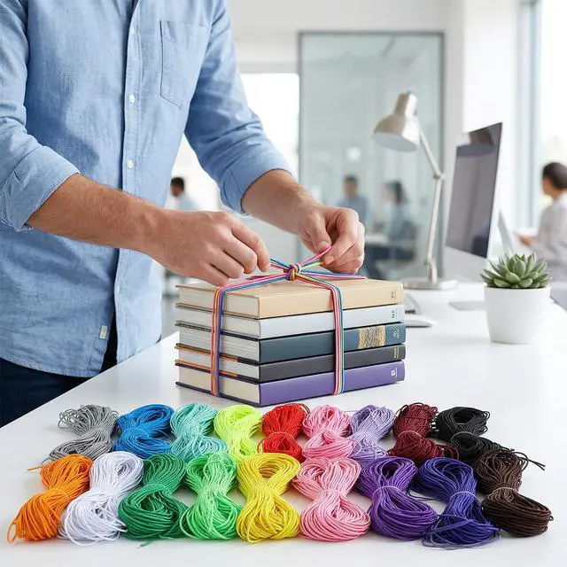 Alt view image 5 of 7 - 18 Pcs Elastic String Multicolor Beading Elastic Cord 1mm for Jewelry Making Sewing Bracelets Necklace Anklet Friendship Bracelets DIY Crafts (18 Colors, Each 20m)