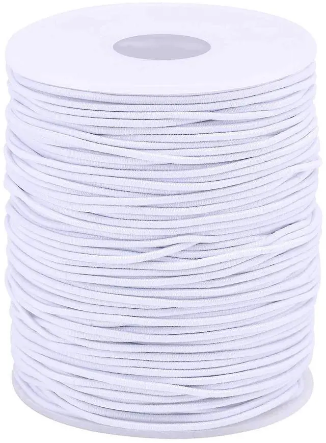 Main image of 1.5 mm Elastic String Cord Stretchy Bracelet String Beading Thread for Jewelry Making and Bracelet Making, 109 Yards, White