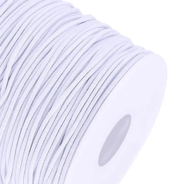 Alt view image 2 of 2 - 1.5 mm Elastic String Cord Stretchy Bracelet String Beading Thread for Jewelry Making and Bracelet Making, 109 Yards, White