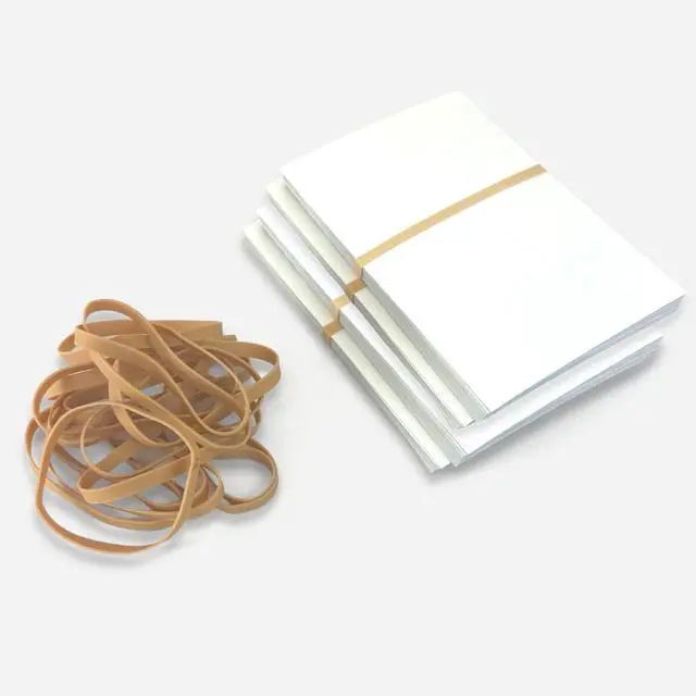 Alt view image 5 of 6 - UPG22964 Rubber Bands, Size #64 (3-1/2 in x 1/4 in), 80 Bands, 1/4 lb Box, USA