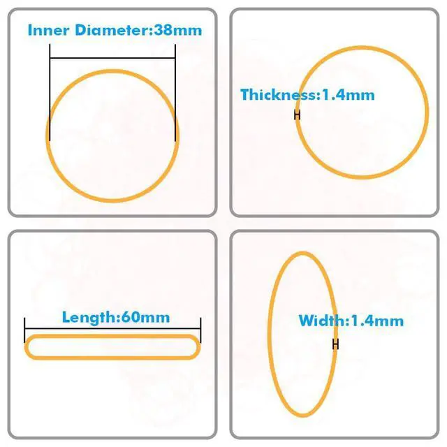 Alt view image 4 of 7 - 1000Pcs Elastic Bands Small Rubber Bands Assorted for Office Bank Home and Various Purpose